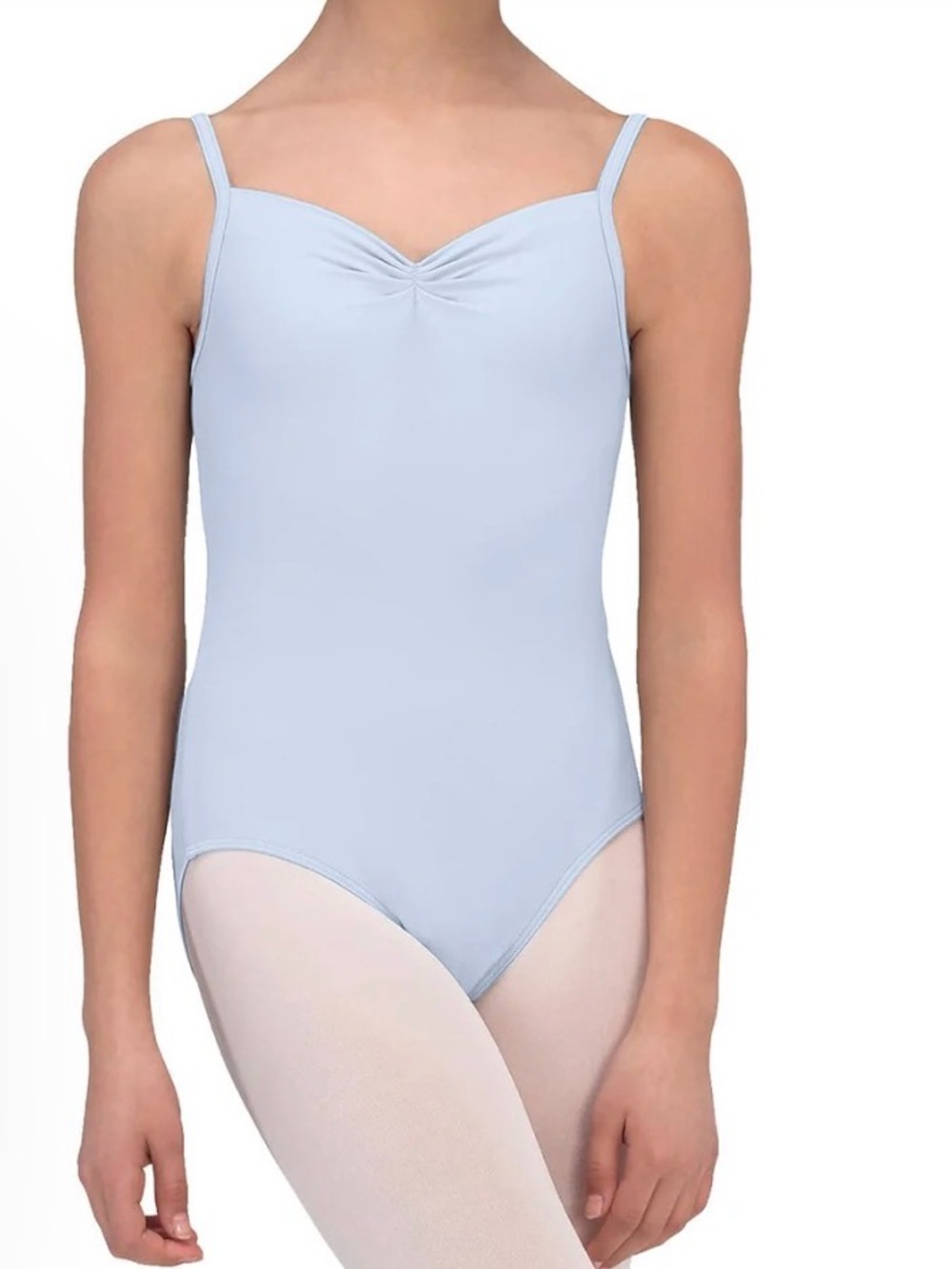 Wear Moi Child Abbie Camisole Leotard Sky Blue Size 10-12.